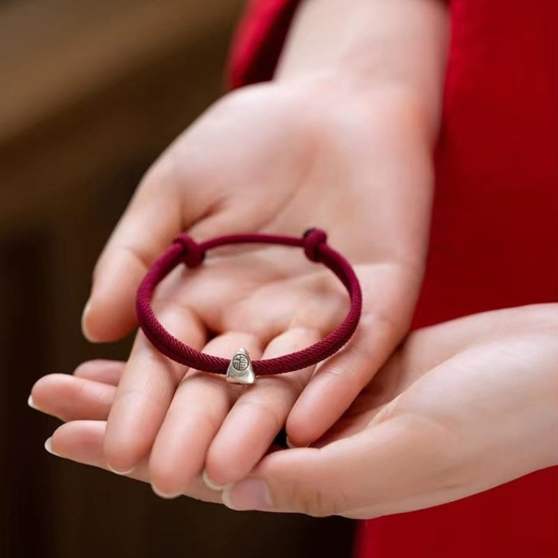 Buddha & Karma Red String Fu Lucky Bracelet