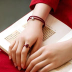 Buddha & Karma Red String Fu Lucky Bracelet