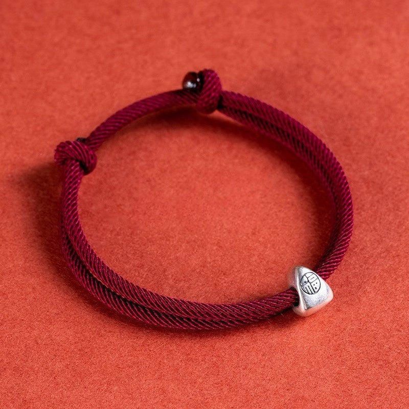 Buddha & Karma Red String Fu Lucky Bracelet