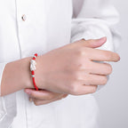 Buddha & Karma Red String Silver Pixiu Bracelet - Attract Windfall Luck