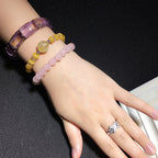 Buddha & Karma Rose Quartz Love Bracelet - Inspire & Attract Love