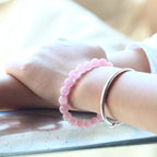 Buddha & Karma Rose Quartz Love Bracelet - Inspire & Attract Love