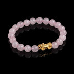 Buddha & Karma Rose Quartz Pixiu Love & Abundance Bracelet
