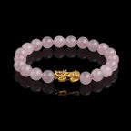 Buddha & Karma Rose Quartz Pixiu Love & Abundance Bracelet