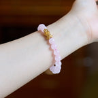 Buddha & Karma Rose Quartz Pixiu Love & Abundance Bracelet