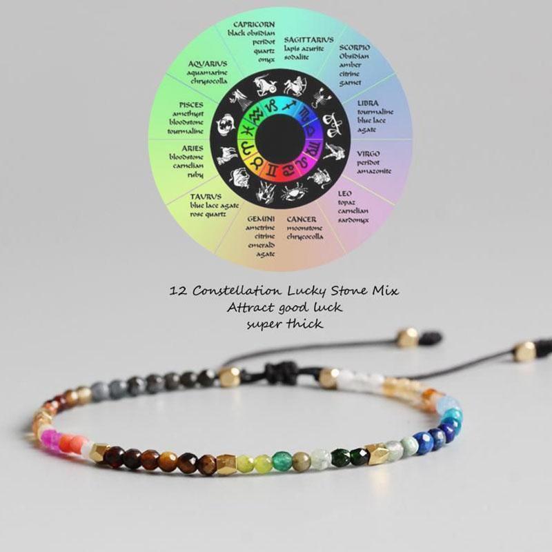 Buddha & Karma 7 Chakra & 12 Constellation Bracelets - Reveal Your True Potential