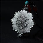 Tibetan Eight Treasures Six-Character Mantra Gau Box Tibetan Necklace Pendant