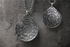 S925 Sterling Silver Jiugong Bagua Brand Pendant