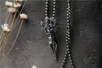 S925 Sterling Silver Personalized Necklace Pendant Elephant Trunk God of Wealth Vajra Pestle Pendant