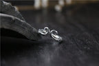 S925 Retro Thai Silver Ring Sun Wukong Tightening Spell Open Finger Ring for Men