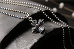 S925 Sterling Silver Thai Silver Vajra Pestle Pendant for Men and Women
