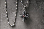 S925 Sterling Silver Thai Silver Vajra Pestle Pendant for Men and Women