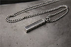 S925 Sterling Silver Sanskrit Six Character Mantra Pendant