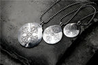 S925 Sterling Silver Jiugong Bagua Brand Pendant
