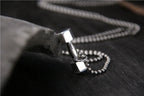925 Sterling Silver Dumbbell Pendant