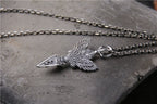 S925 Sterling Silver Retro Carved Vajra Pestle Men's Pendant