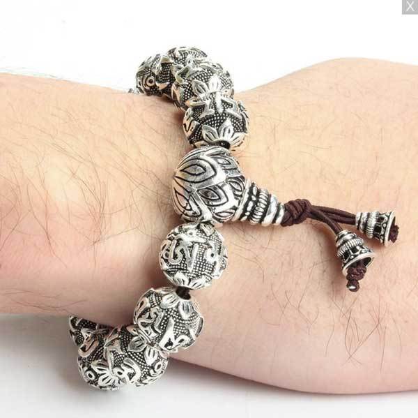Buddha & Karma Copper Wu Lou Mantra Bracelet - Feng Shui for Bracelet Health