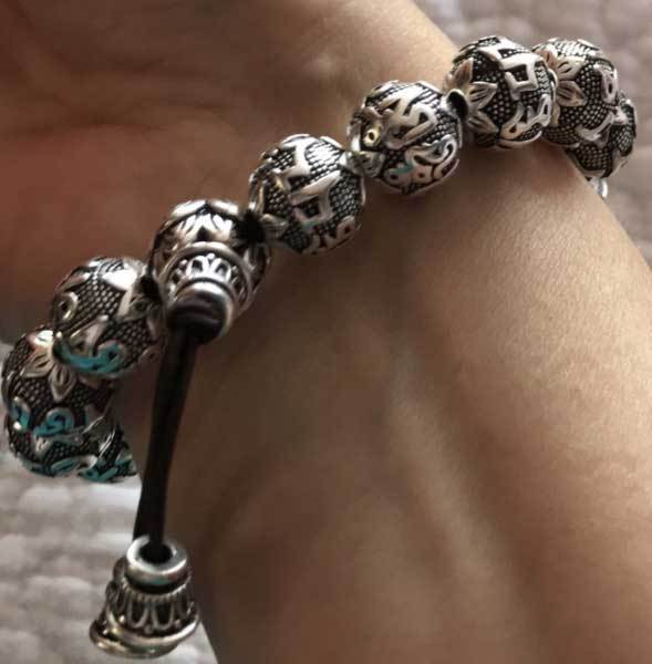 Buddha & Karma Copper Wu Lou Mantra Bracelet - Feng Shui for Bracelet Health