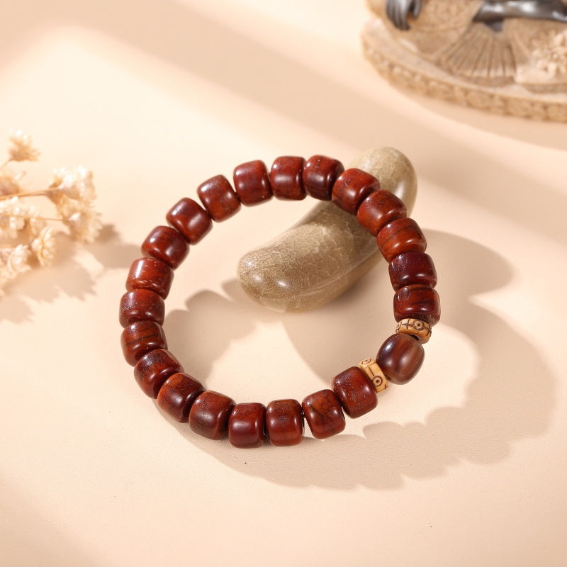 Buddha & Karma Tibetan Guardian Spirit Natural Yak Bone Bracelet