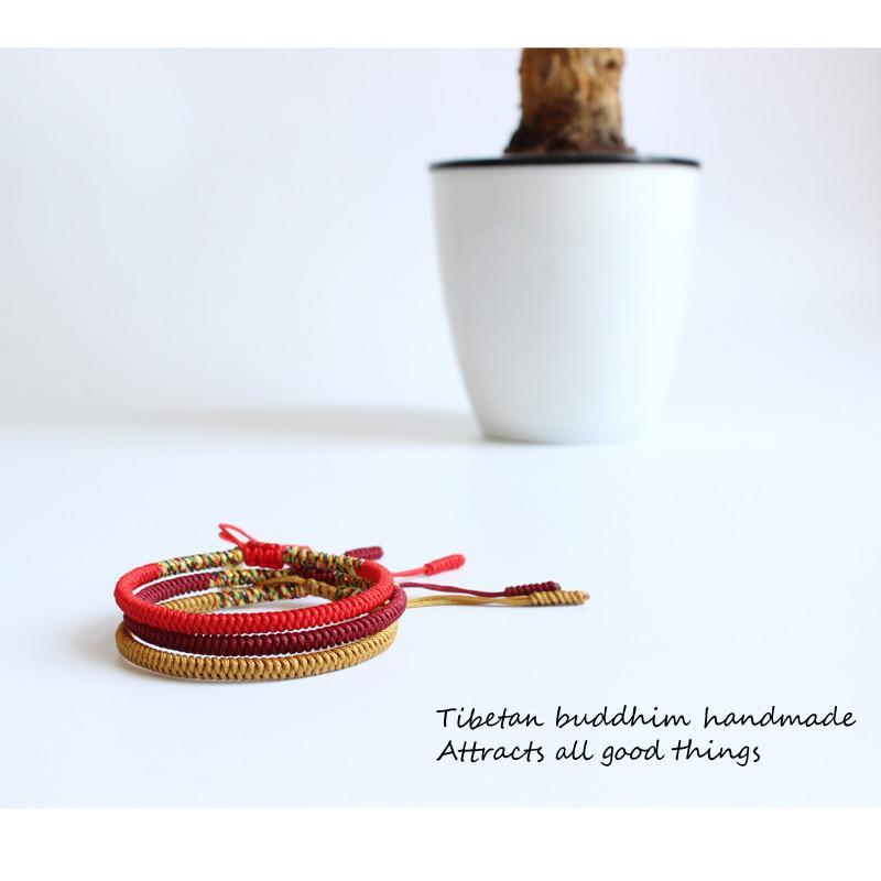 Buddha & Karma Tibetan Handmade Knot Bracelets - For Security