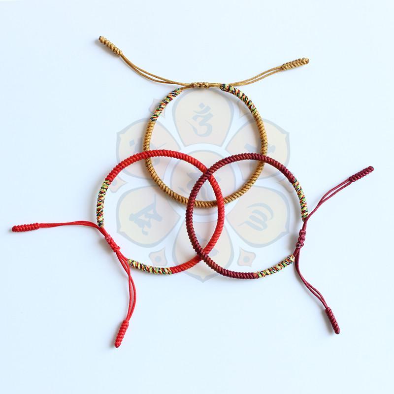 Buddha & Karma Tibetan Handmade Knot Bracelets - For Security