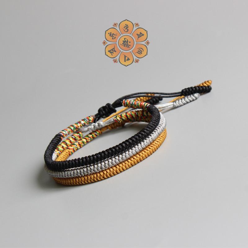 Buddha & Karma Tibetan Handmade Knot Bracelets - Attract Wisdom