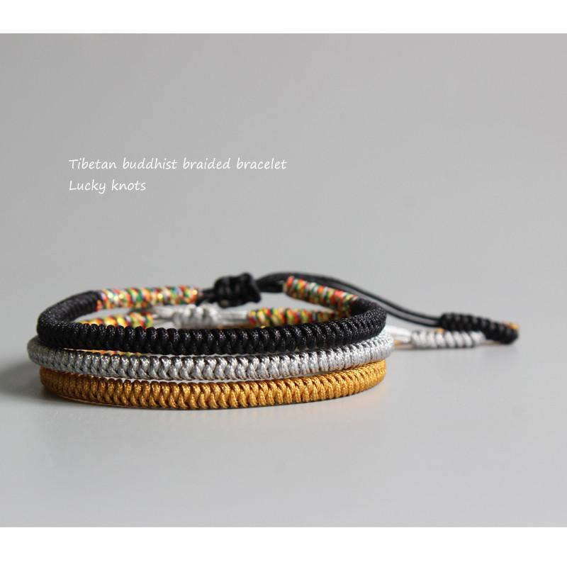 Buddha & Karma Tibetan Handmade Knot Bracelets - Attract Wisdom