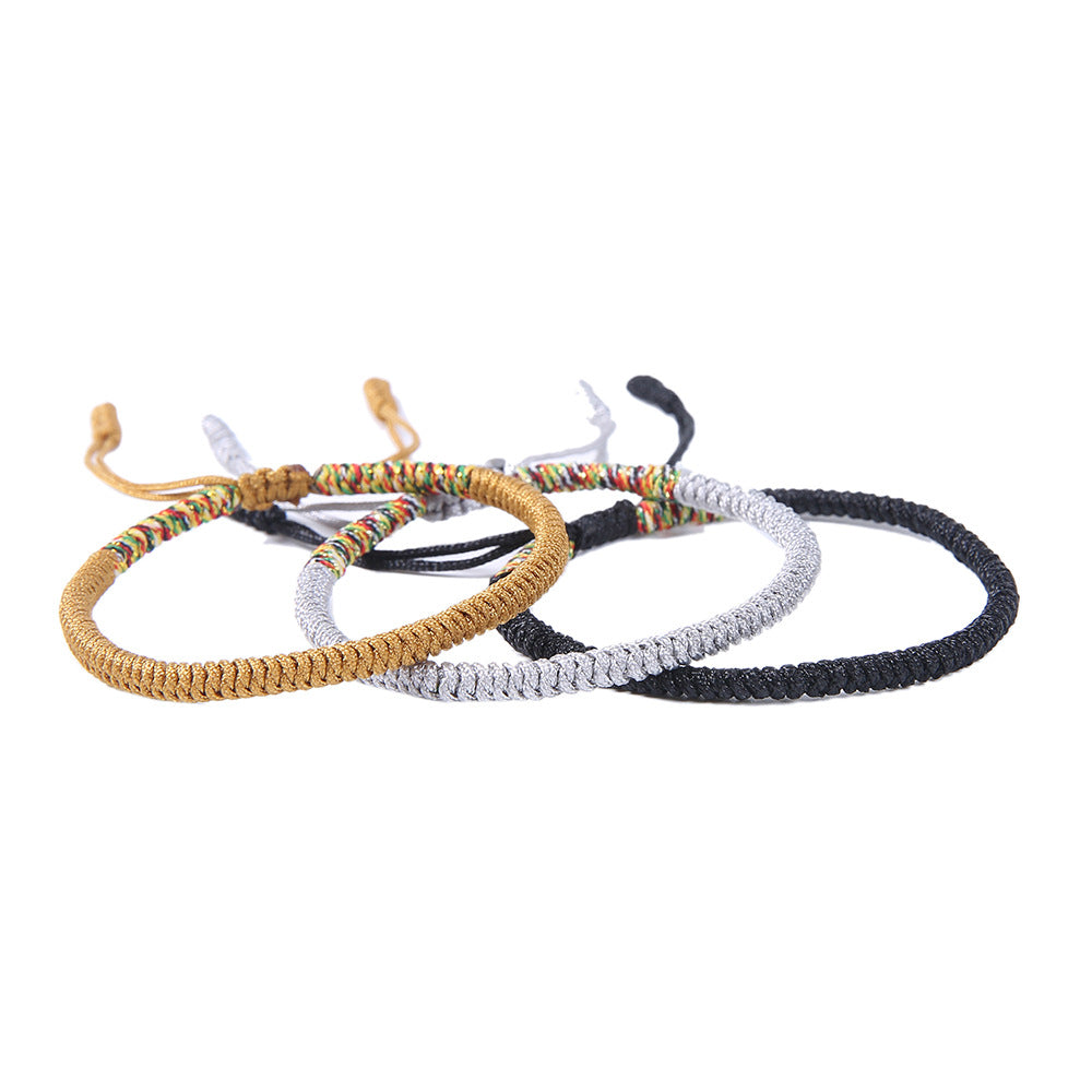 Buddha & Karma Tibetan Handmade Knot Bracelets - Attract Wisdom