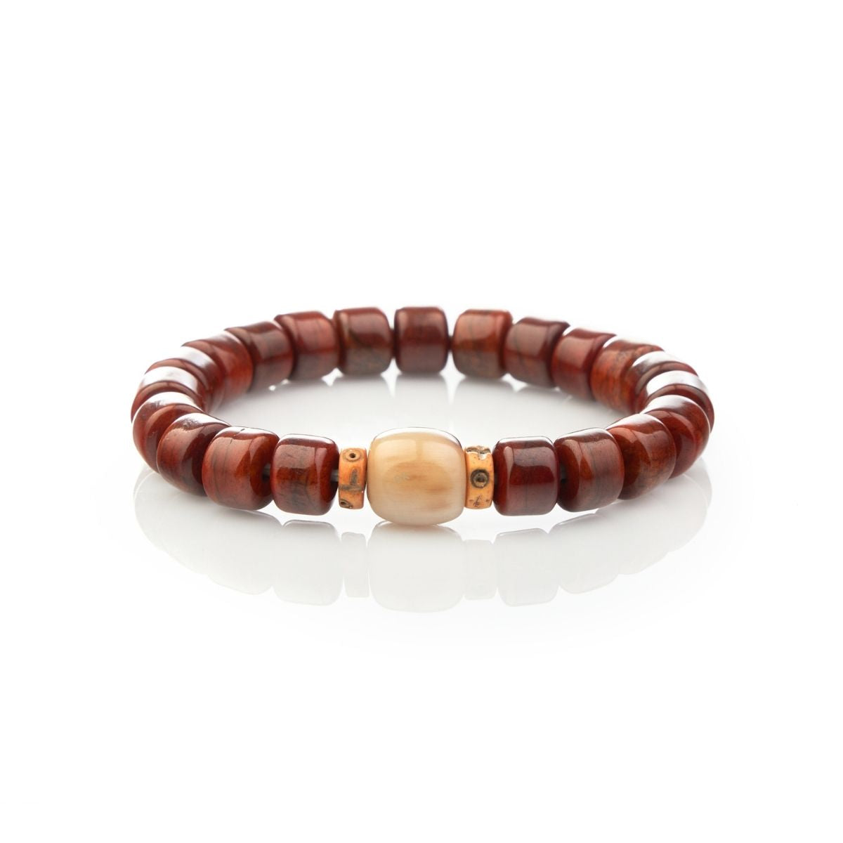 Buddha & Karma Tibetan Guardian Spirit Natural Yak Bone Bracelet