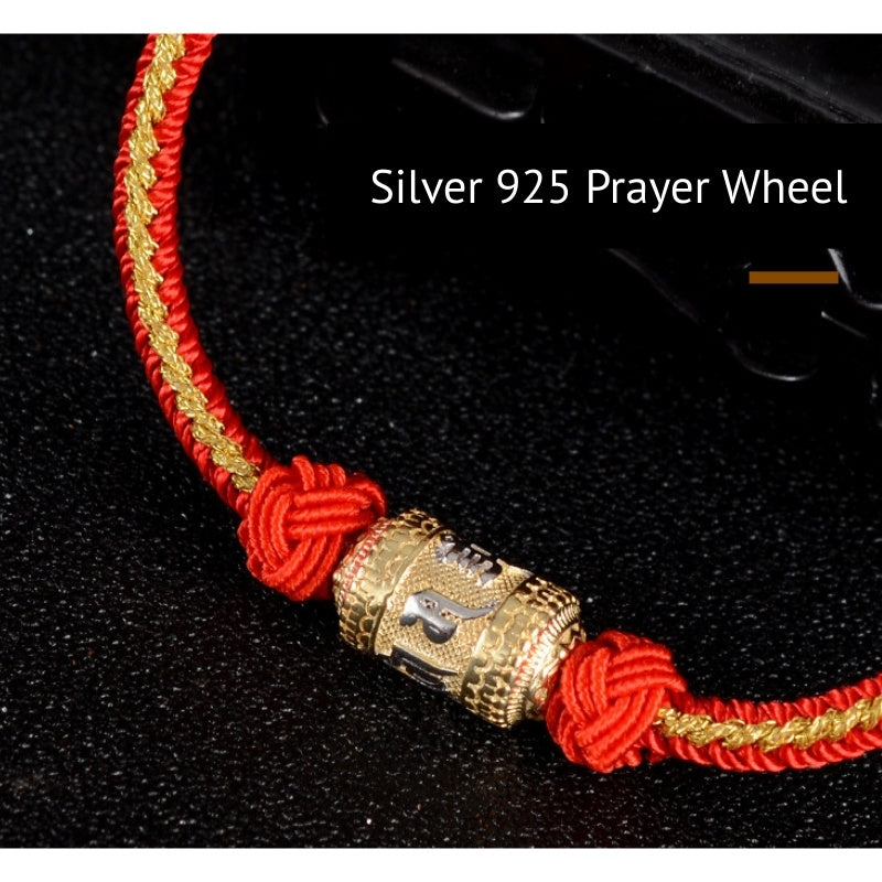 Buddha & Karma Tibetan Mantra Bracelet - Luck & Protection