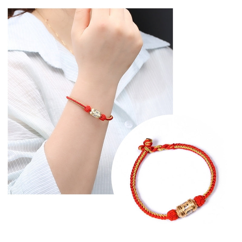 Buddha & Karma Tibetan Mantra Bracelet - Luck & Protection