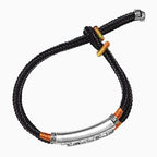 Buddha & Karma Tibetan Mantra Double Bracelet - For Luck & Protection