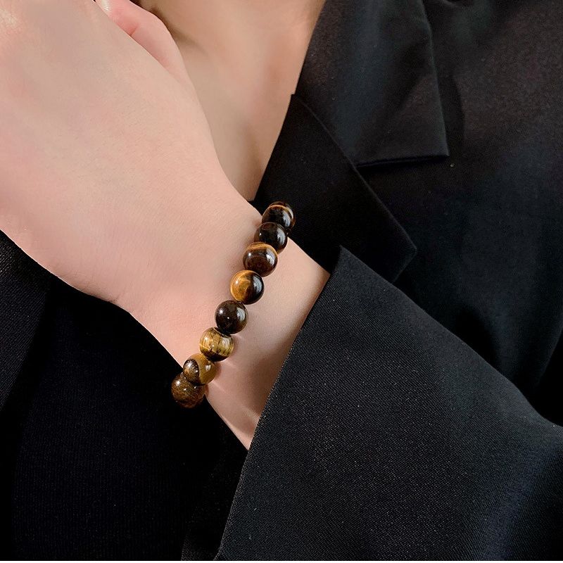 Buddha & Karma Gold Tiger Eye Bracelet - Power & Prosperity