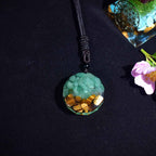 Buddha & Karma Tree of Life Orgonite Necklace - Energy Protection