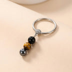 Exclusive: Buddha & Karma Triple Protection Crystal Keychain – Protection On the Go