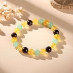 Buddha & Karma Triple Success Bracelet – Citrine, Aventurine, Garnet