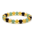 Buddha & Karma Triple Success Bracelet – Citrine, Aventurine, Garnet