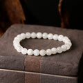 Buddha & Karma White Moonstone Bracelet - Feminine Energy