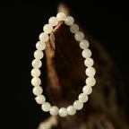 Buddha & Karma White Moonstone Bracelet - Feminine Energy