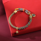 Buddha & Karma Zakiram Goddess of Wealth Tibetan Mantra Bracelet