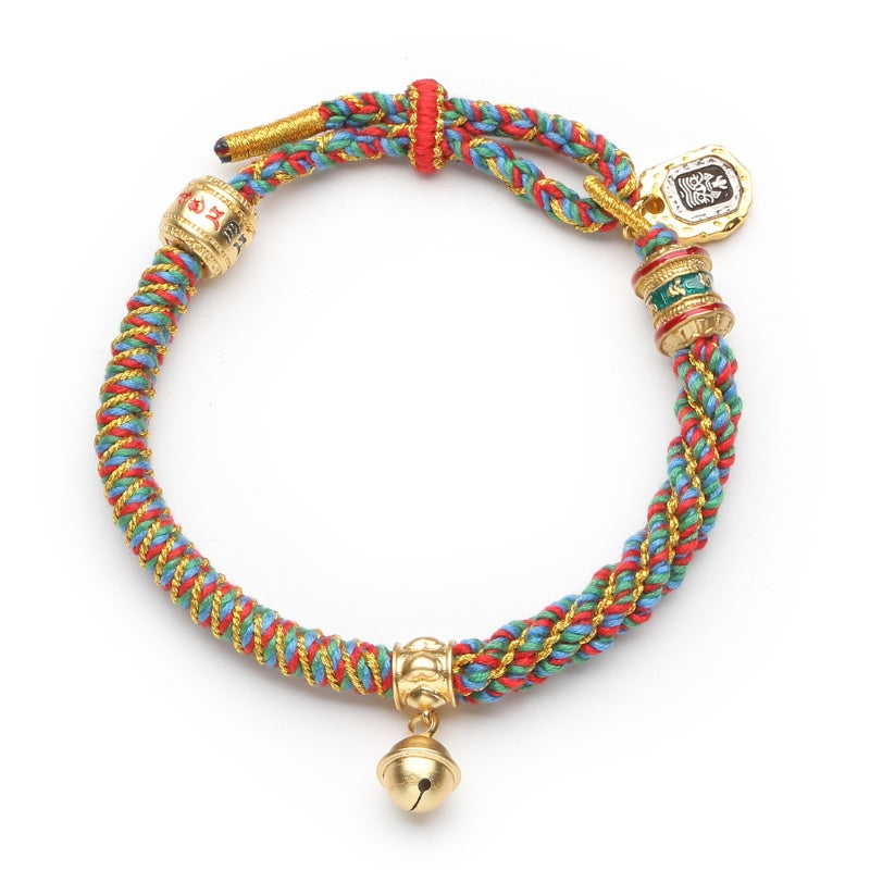 Buddha & Karma Zakiram Goddess of Wealth Tibetan Mantra Bracelet