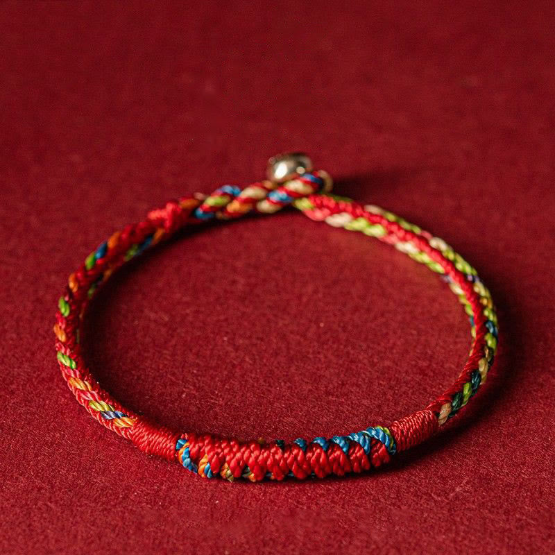 Fortune Jewel Handmade Five Color Thread Protection Bracelet