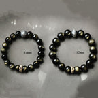 Fortune Jewel Chinese Zodiac Natal Buddha Obsidian Purification Bracelet