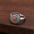 Fortune Jewel Tibetan Om Mani Padme Hum Peace Rotatable Ring