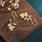 Fortune Jewel FengShui Jade Koi Fortune Earrings