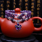 Fortune Jewel Tibetan Amethyst Blessing Bracelet