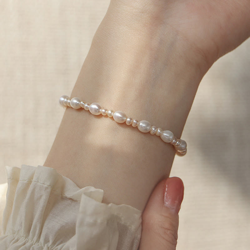 Fortune Jewel Natural Flower Pearl Sincerity Bead Bracelet