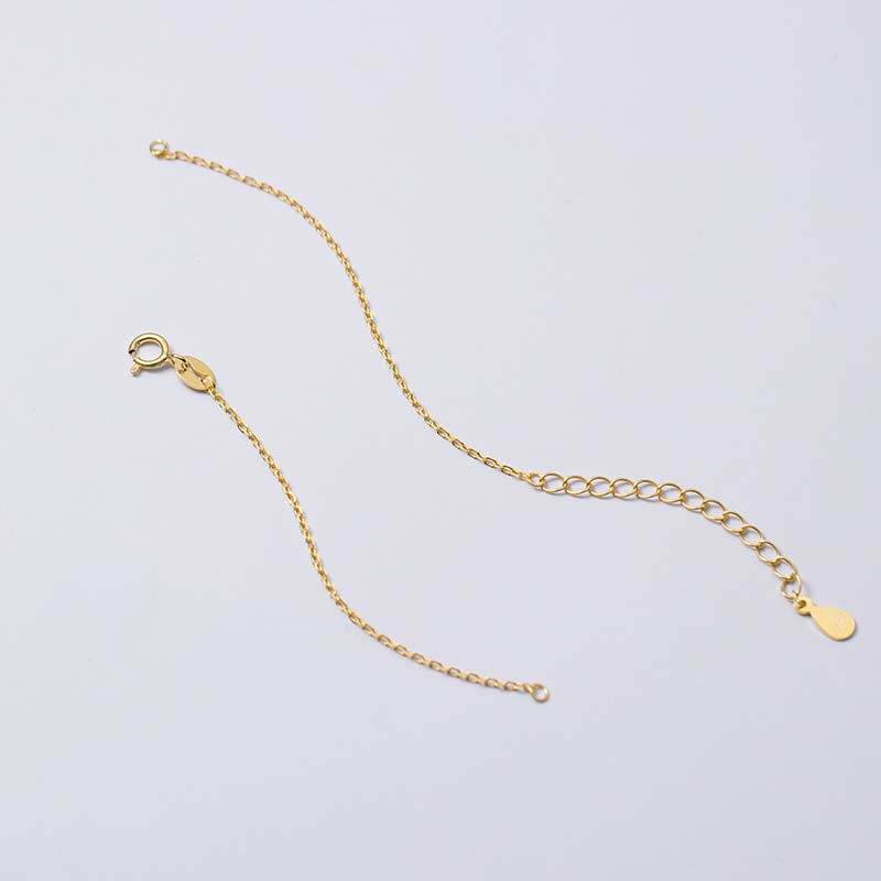 Fortune Jewel 925 Sterling Silver Semi-finished Chain Blessing Bracelet