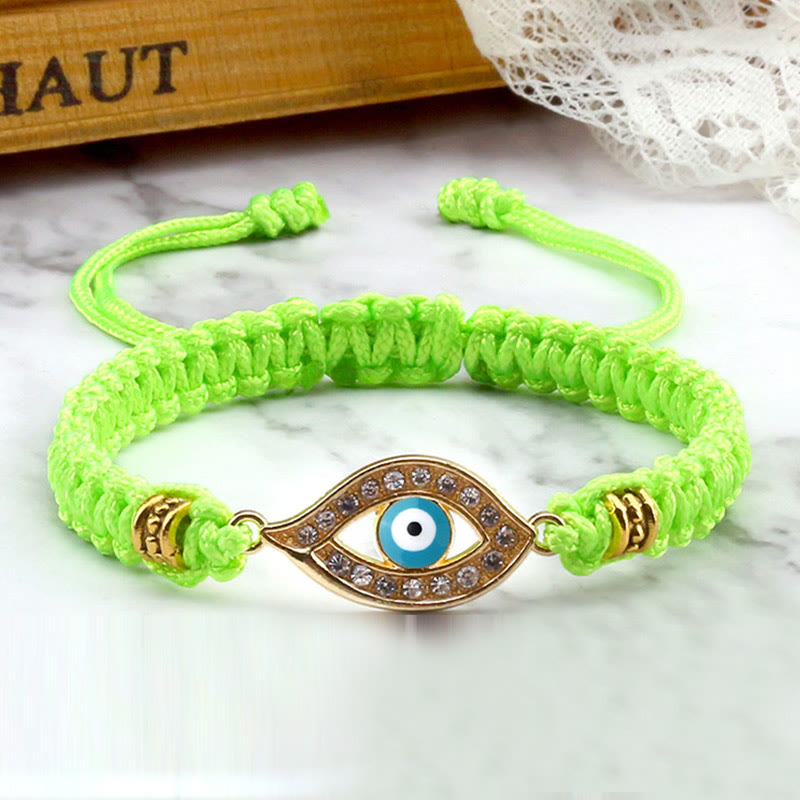Fortune Jewel Evil Eye Keep Away Evil Spirits String Bracelet