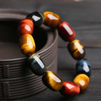 Fortune Jewel Natural Tiger Eye Healing Protection Bracelet